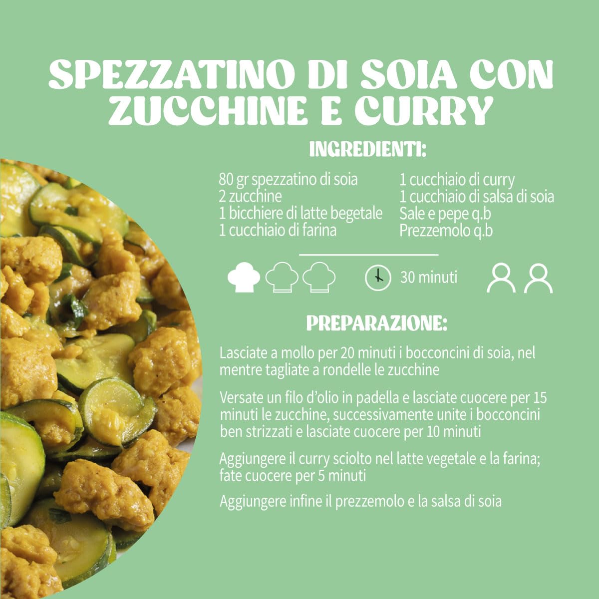 Spezzatino di Soia Vegetale | Bocconcini Vegetali di Soia Senza Glutine | 6 x 300g | 51% Proteine | Pacco da 6 Confezioni | Senza Aromi | Stella Foods