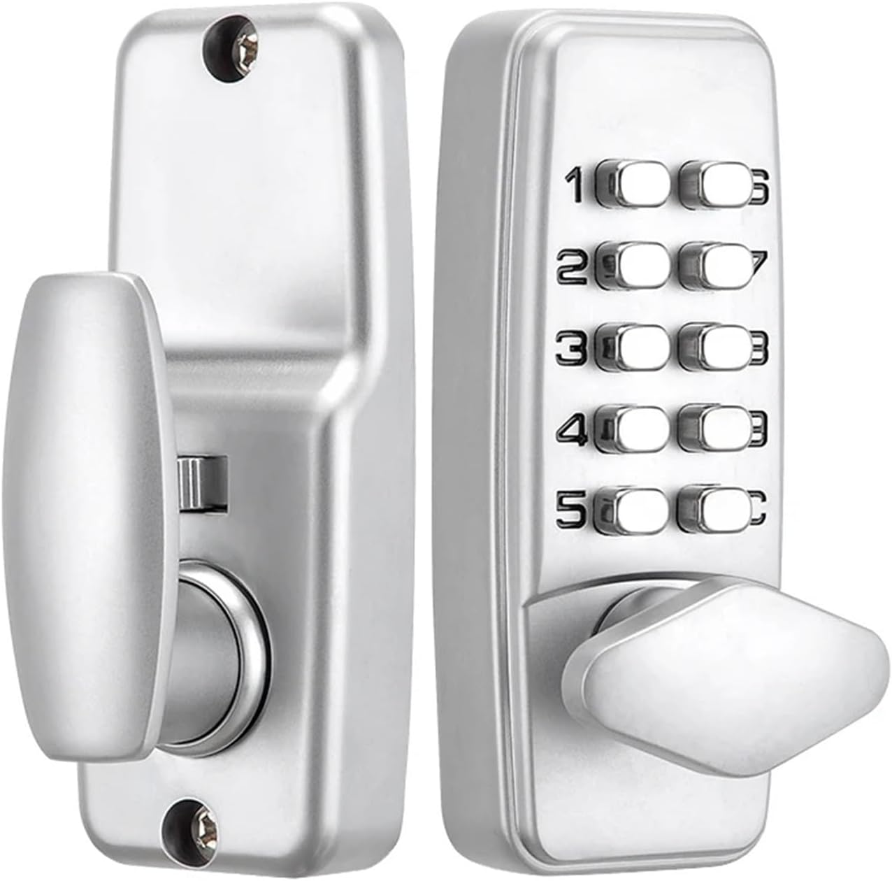 Waterproof Mechanical Keyless Password Code Number Lock for Outdoor Home Apartment Wooden Metal Door Used(60mm Lock Mortise)