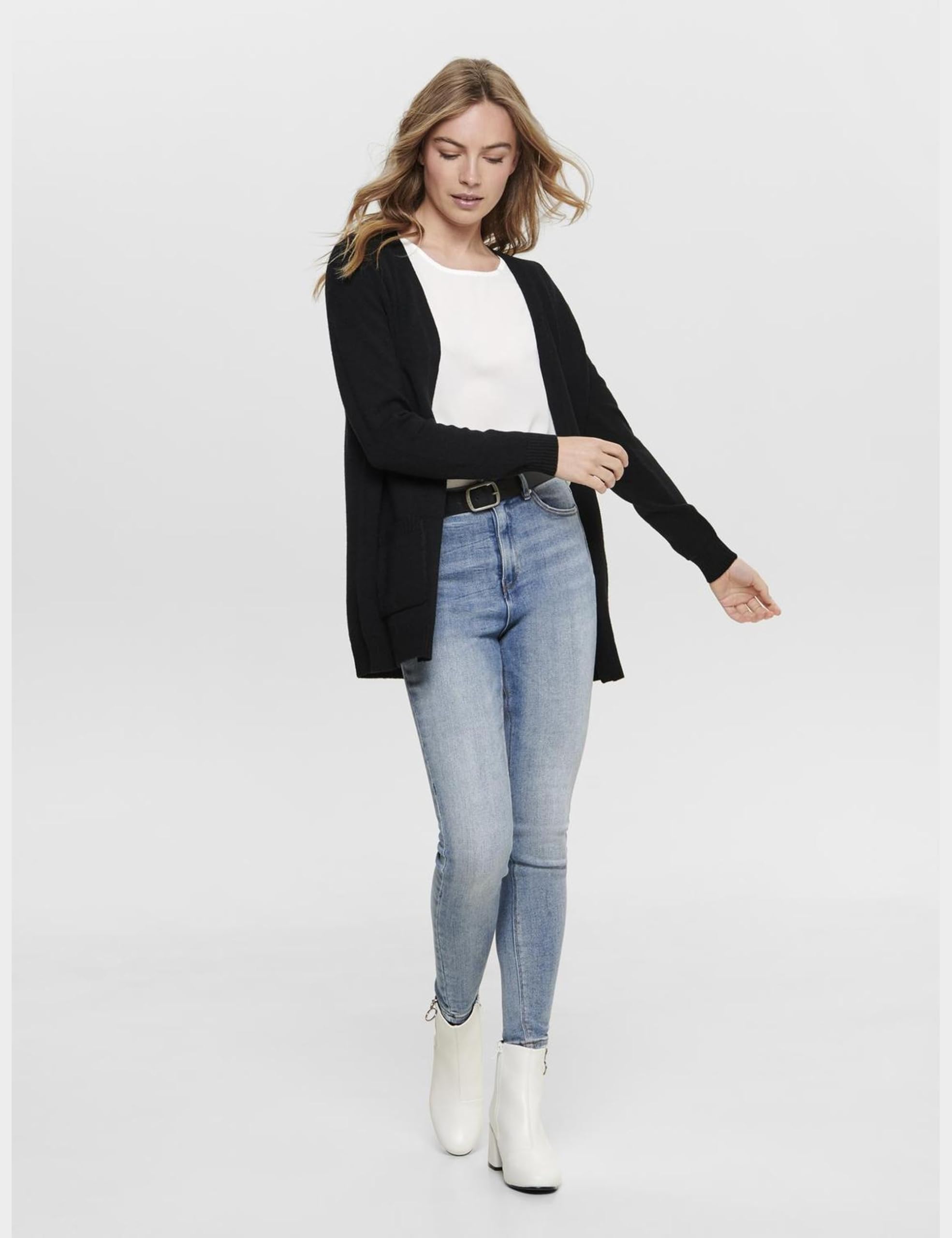 ONLY Koglesly L/S Open Cardigan Knt Noos Maglione Cardigan Bambine e Ragazze
