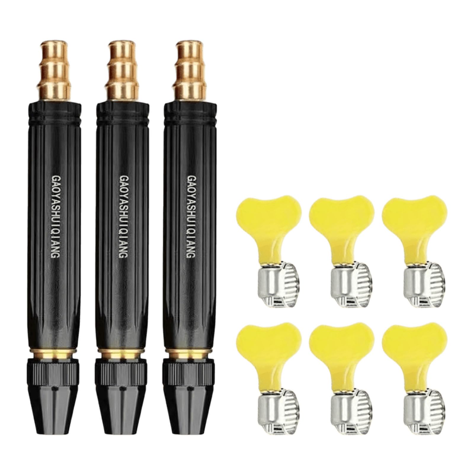 Msioytog Multicolor Large Power Water Hose Nozzle Versatile Garden Hose Sprayer Set Ideal For Washing Vehicles & Watering Plant Water Sprinkle