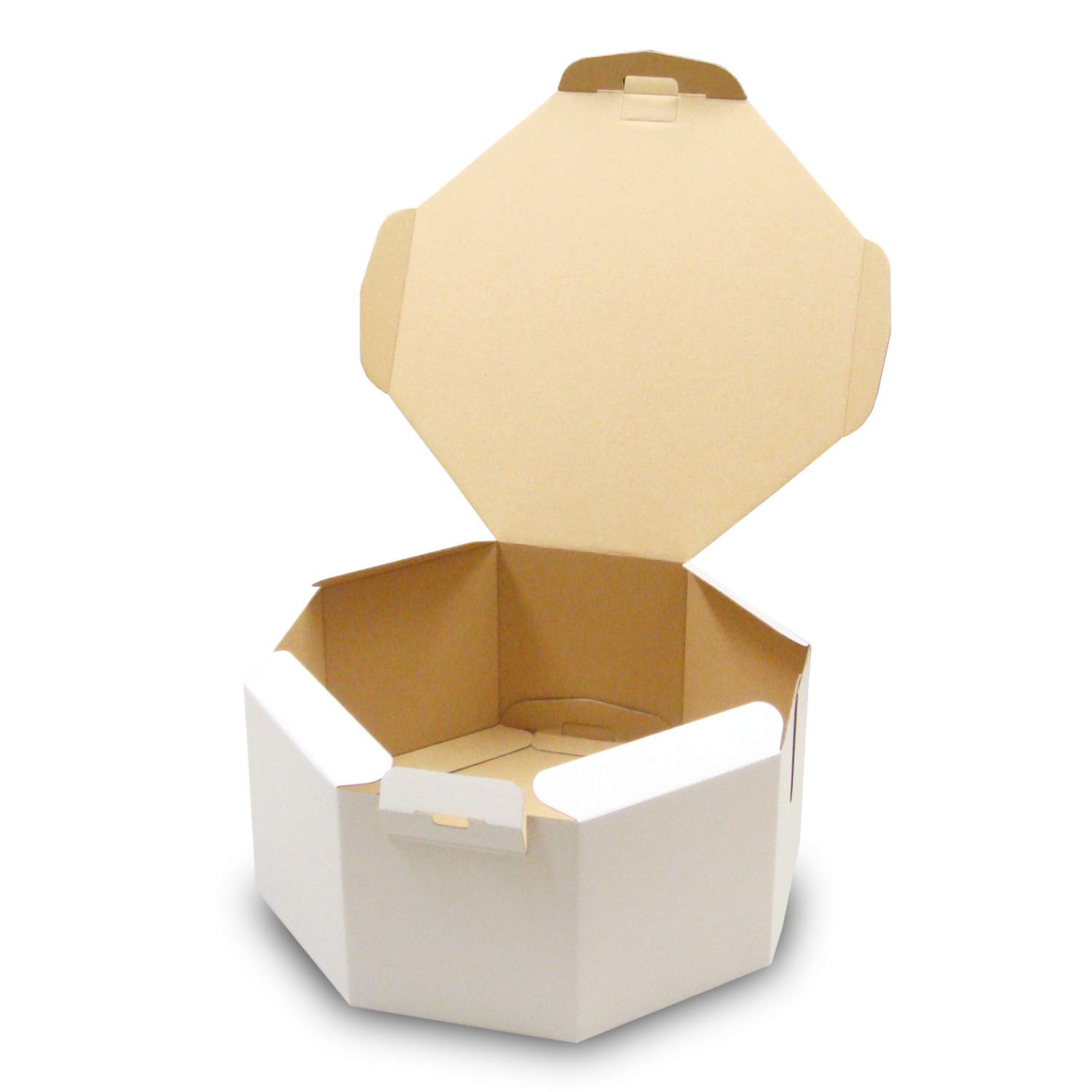Amazon.co.jp: 横井パッケージ 帽子 収納箱 八角形の帽子箱 オクタ