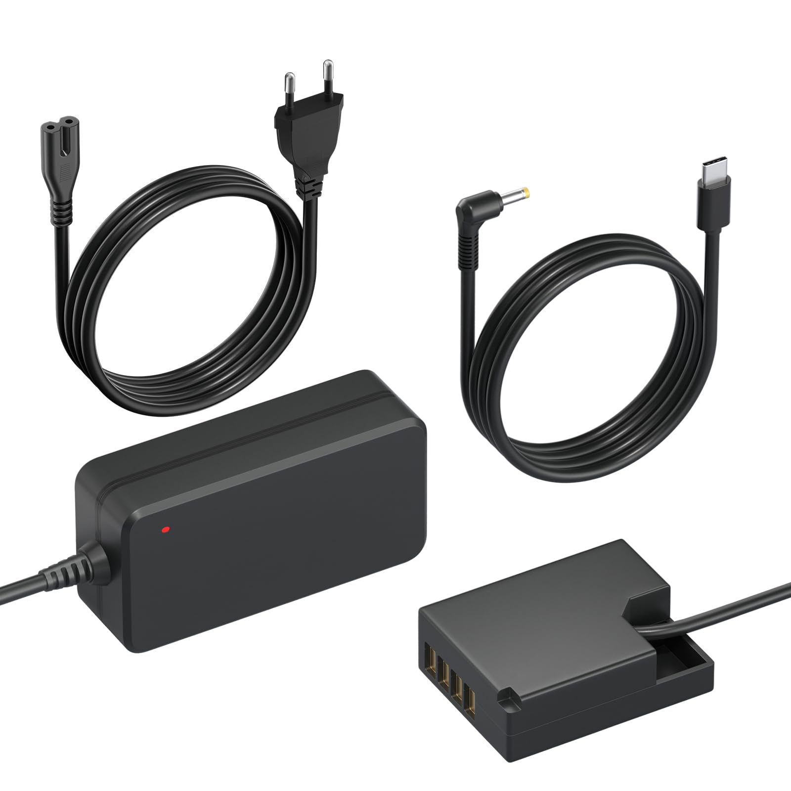 W126S Kit batteria fittizia, adattatore di alimentazione CA con connettore per batteria per fotocamere Fujifilm X100F X100V X-S10 XT-2 X-T3 X-T20 X-T30 X-T100 X-A X-E X-Pro FinePix