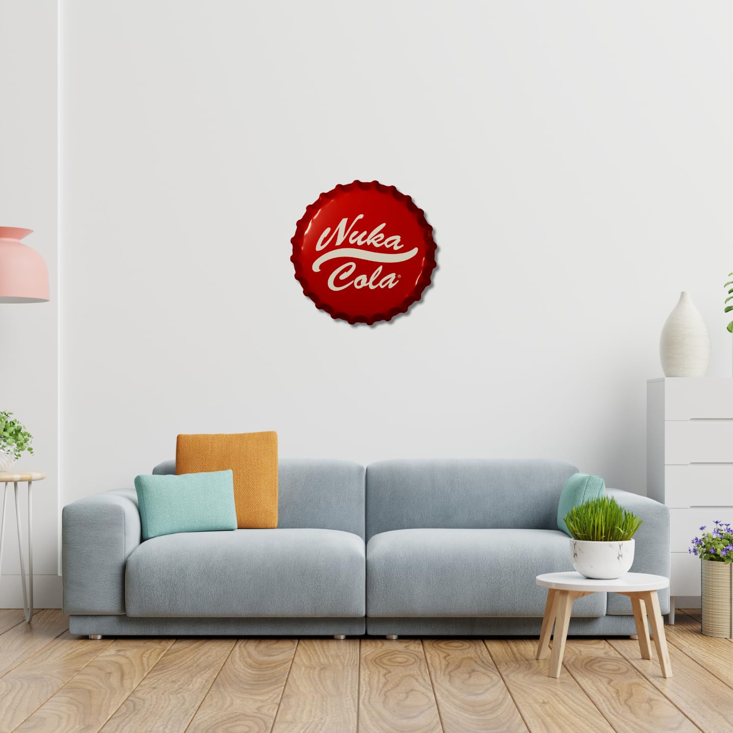 Amazon.com: Fanattik Fallout Nuka-Cola Bottle Cap Tin Sign : Home