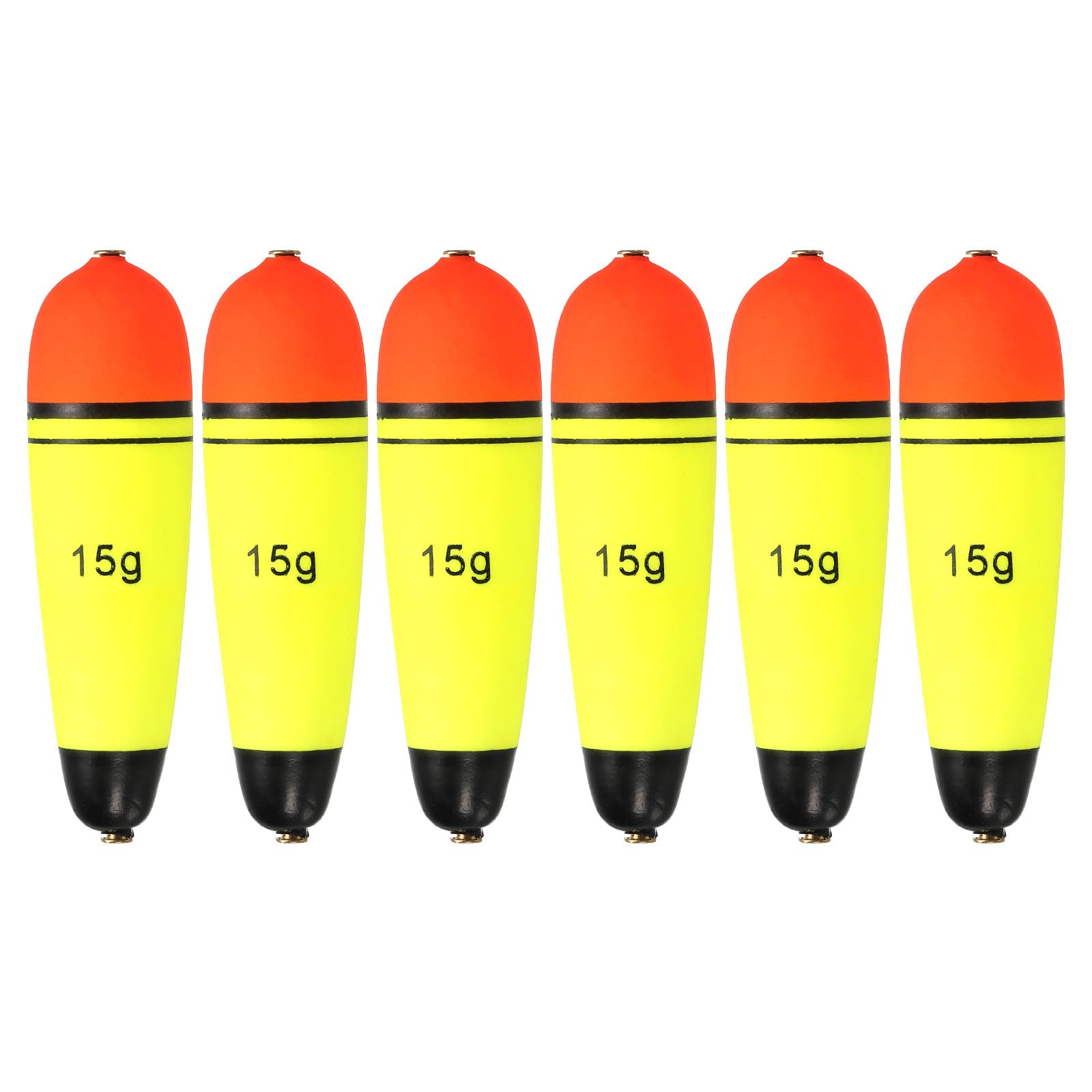 PATIKIL 4.2oz Fishing Slip Bobbers, 2 Pack EVA Fishing Float for Sea Fishing Freshwater Yellow