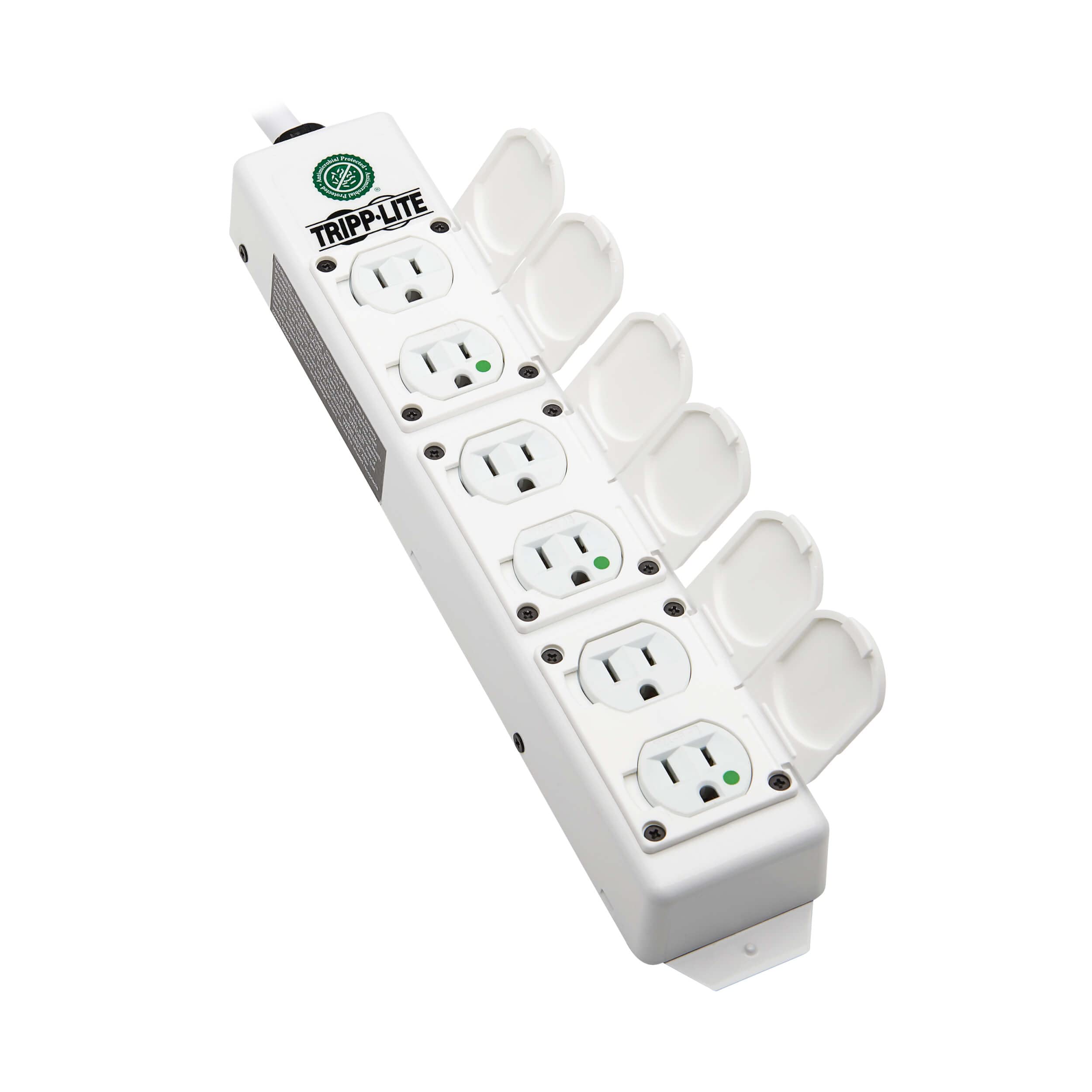 Tripp Lite PS-606-HG Hospital Grade Power Strip | 6 Outlets, 6ft Cord, 15A Circuit Breaker, Metal Housing – UL 1363 Compliant