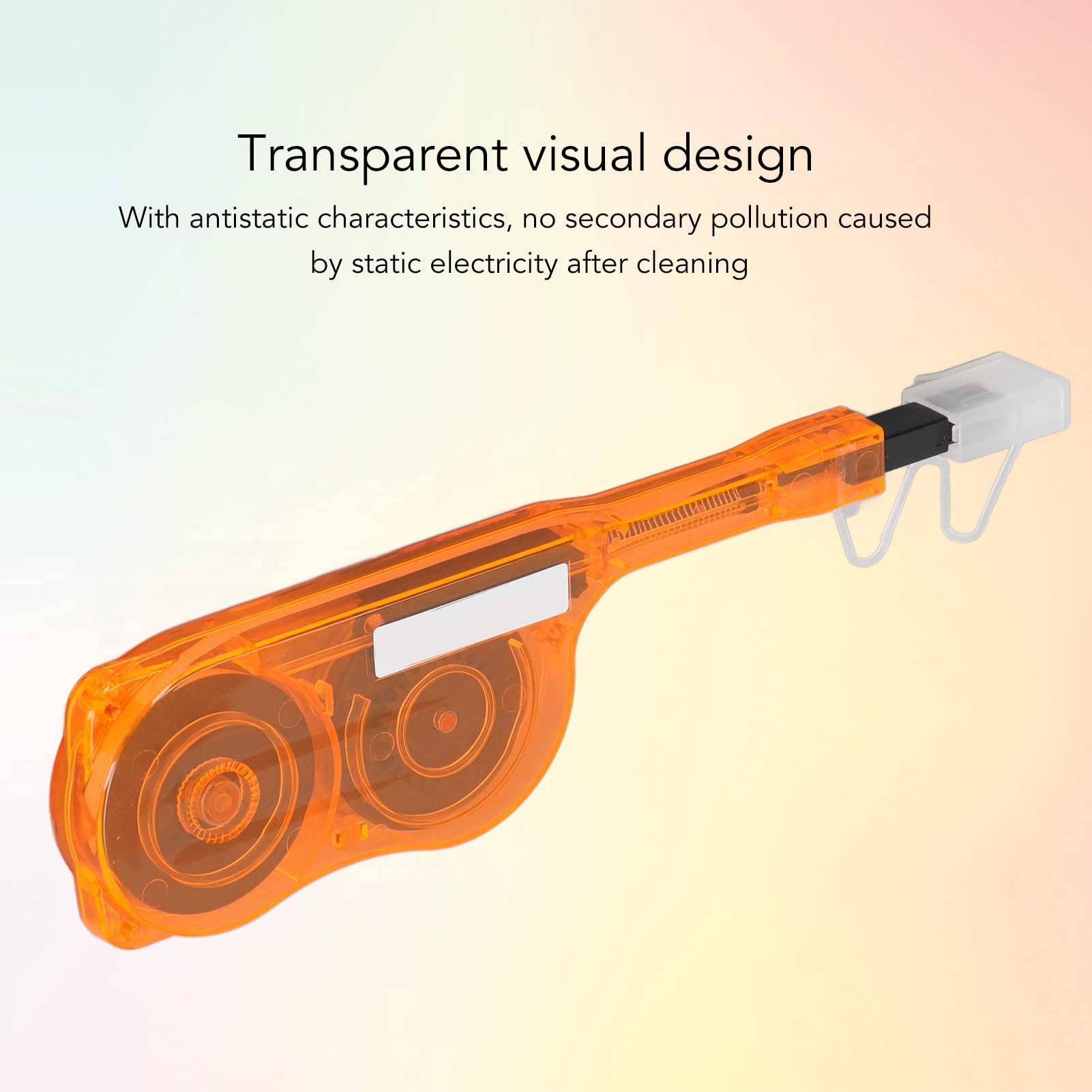 Stylo Nettoyant pour Fibre Optique, Nettoyeur de Fibre en Un Clic, Peut Obtenir Un Effet de Nettoyage à 99%, Économisant Un Nettoyant Fibre Optique Transparent pour Adaptateur de Type MPO et MPT