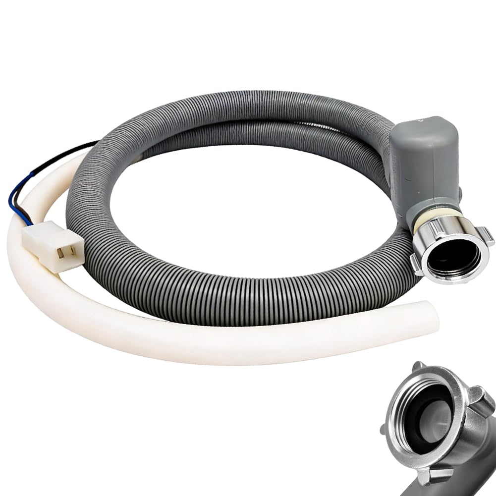 Aquastop Schlauch Spülmaschine, 1,85M Universal Aquastop Zulaufschlauch Inlet Hose für Waschmaschine, Dishwasher