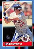Sports Memorabilia Autograph Warehouse 245094 Tom Brunansky Autographed Baseball Card - Minnesota Twins 1988 Donruss - No. 245
