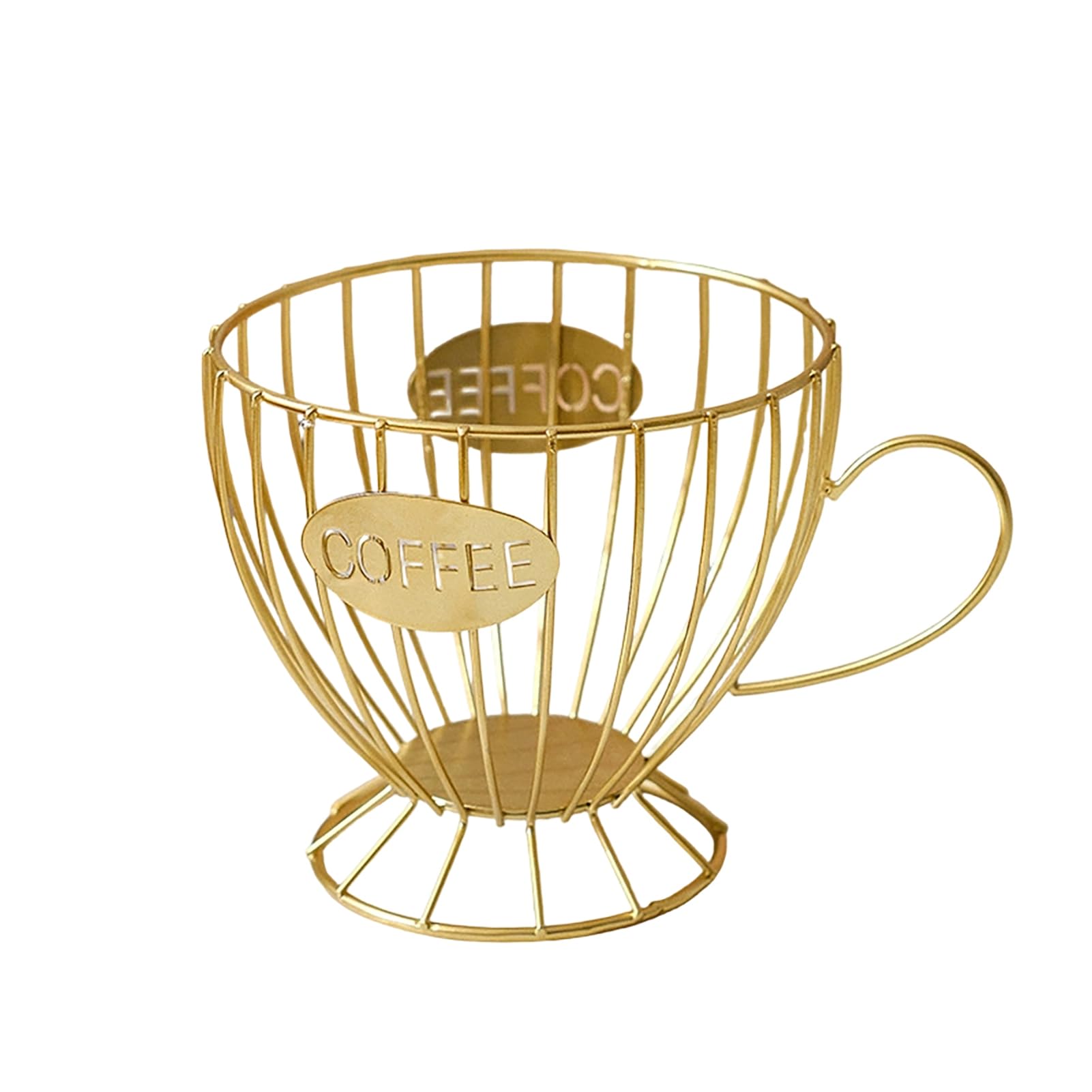 Glifora Storage Rack - Durable Iron Coffee Capsule Storage Rack, Hollow Design Space-Saving Strong Capacity Organiser for Home and Kitchen