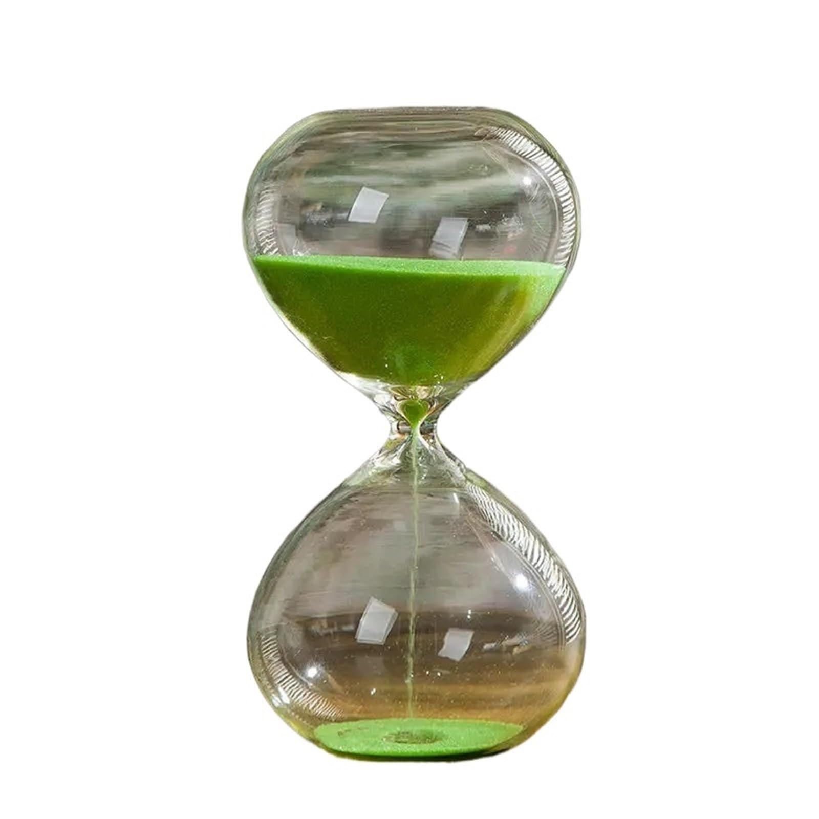 5/10/15/30/60 minuti timer for la sabbia in vetro strumento di gestione del tempo clessidra in ornamenti scrivania decorativa for casa Per La Decorazione(Green,60min)