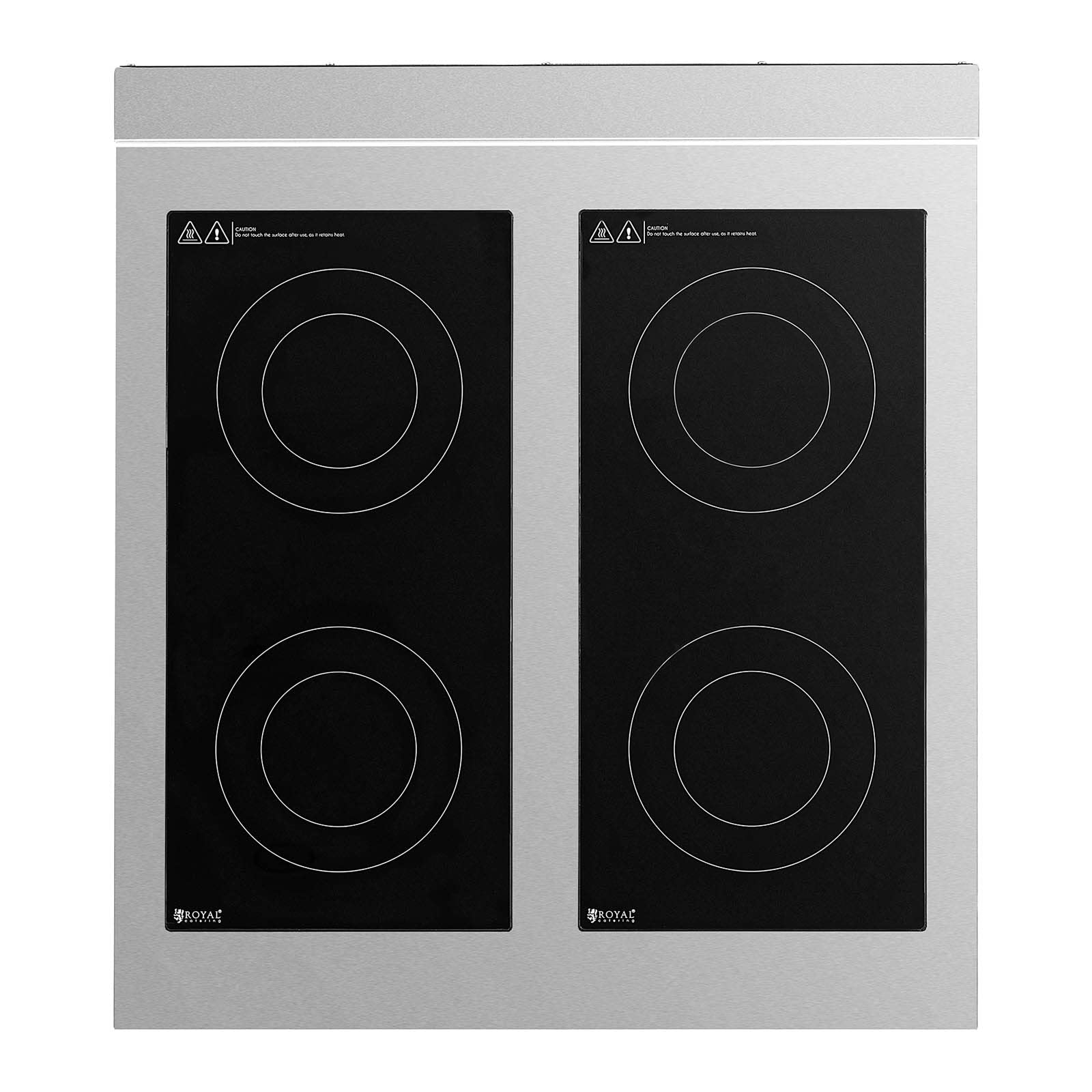 Cuisinière à Induction - Royal Catering - Surfaces De Cuisson : 4 X 20cm Minuterie 0 24h 90152188 Cuisinière à Induction - Royal Catering - Surfaces De Cuisson : 4 X 20cm Minuterie 0 24h 90152188
