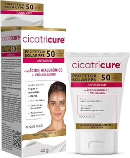 Protetor Solar Cicatricure Antissinais Efeito Matte FPS 50 40g