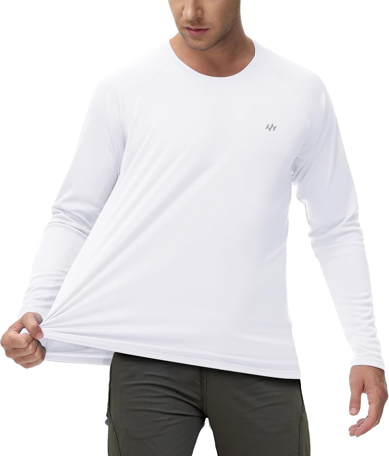 Rash Guard for Men Swim Shirt Quick Dry UPF 50+ Long Sleeve Fishing Shirt for Men UV Sun Protection Beach Shirts - Image 2