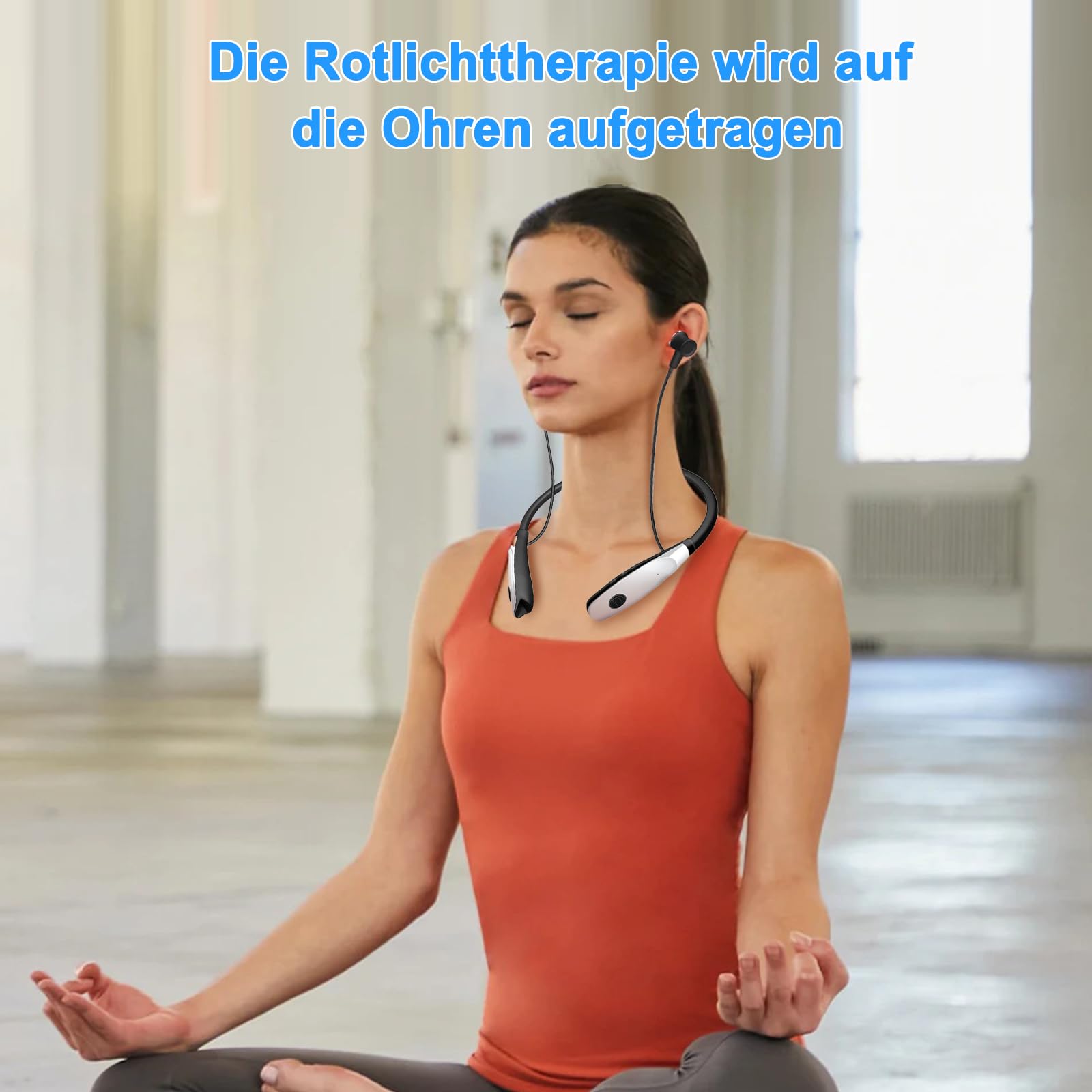 Dispositivo de terapia de luz roja para nariz y oídos, auriculares tinnitus, kit de terapia láser portátil 2 en 1, terapia por infrarrojos, tinnitus Earplugs, alivio del dolor en los oídos, ayuda para