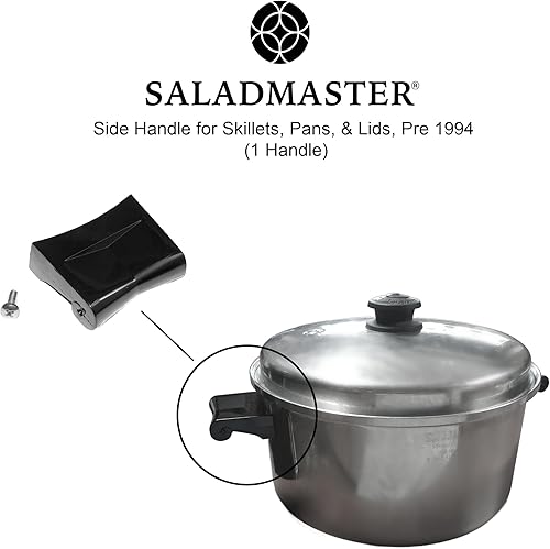 Miniatura 4 de Saladmaster Mango lateral de repuesto para sartenes, sartenes y tapas (antes de 1994), 1 mango