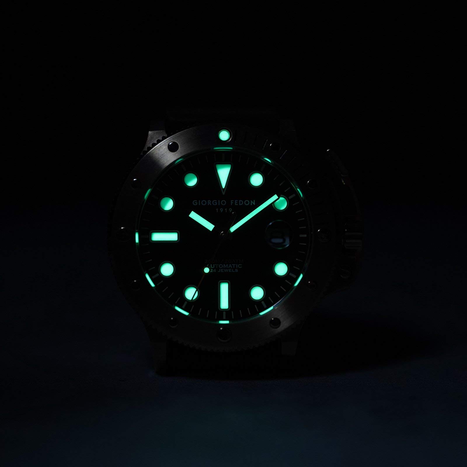 Aquamarine Fedon Orologi Giorgio Fedon 1919 Automatic Mens Diver