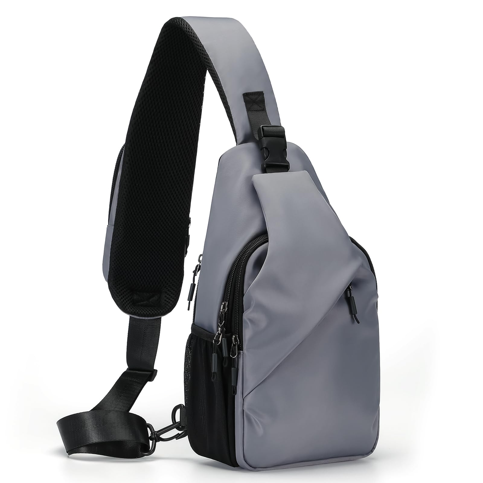 Beamyth Sling Bag RFID Anti Theft Crossbody Bag Shoulder Bag | Chest bag for Women Men Fits 11" Tablet Small Hiking bag,Multi-compartment storage,Water-resistant,Breathable back pad