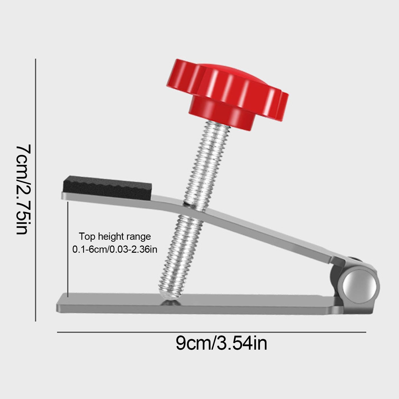 Arm Tool Lift - Labor Saving Arm Jack, Wall Tile Locator Arm Jack Tool Lift | Enhanced Protection Multi-Functional Furniture Lifter Jacks, Height Adjustment Lifting Device for Woodworking, Tiles, Red