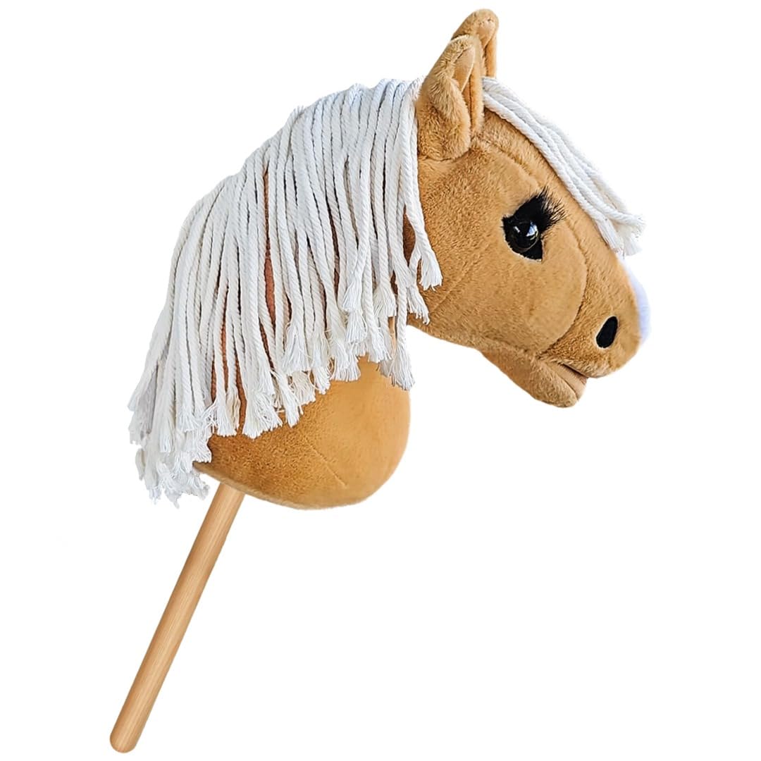 Equimed Hobby Horse Kid-Friendly Realistic Toy Pony Child Exercise Toy (Pancake)