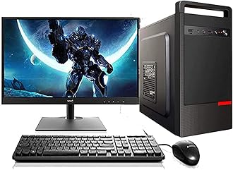 CHIST Core I5 Desktop Complete Computer System Full Setup For Home&Business(Core I5 3470 Processor/19 Monitor/Keyboard Mouse/Windows 10/ Wifi,8Gb Ram/256Gb Ssd)Intel