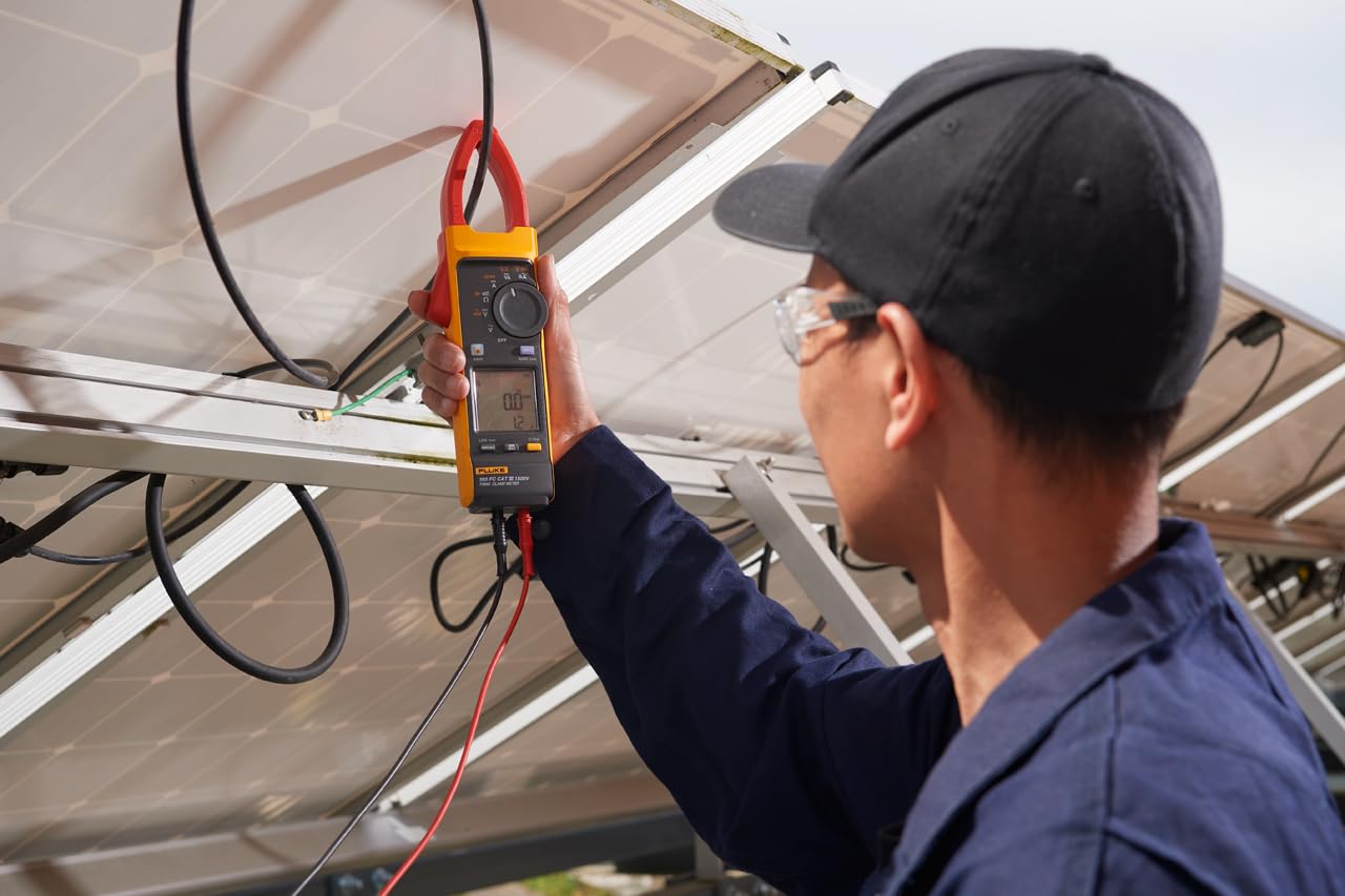 Fluke Pinza amperimétrica de verdadero valor eficaz con iFlex CAT III 1500 V 393 FC