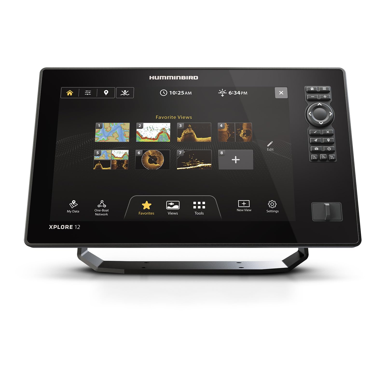 Humminbird XPLORE 12 GPS Fish Finder Head Unit with MEGA Side Imaging+ & HD Touchscreen Display (Control Head Only, No Transducer)