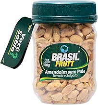 Brasil Frutt Amendoim sem Pele Torrado e Salgado pote 160g