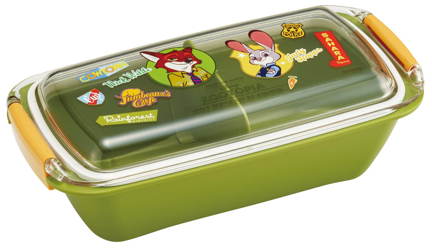 Skater Disney Zootopia Bento Lunch Box 18oz Dome Lid Made in Japan