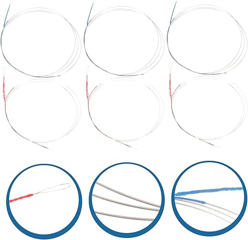 Miniatura 4 de Totority 6 Sets Erhu Cuerdas Instrumentos musicales sitar laúd instrumento khaen instrumento musical accesorios erhu instrumento gitarre instrumento