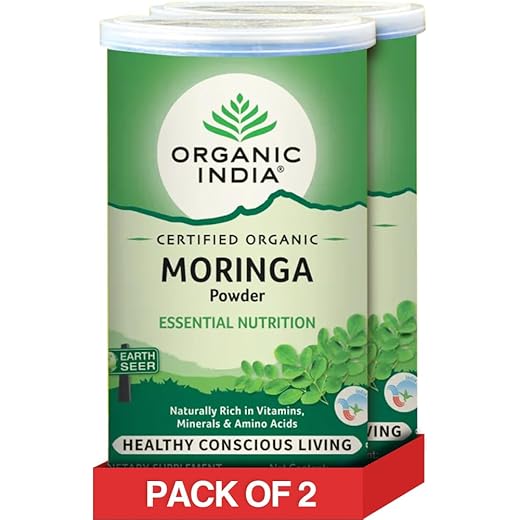 Organic India Moringa Power Pack - 100gm x2