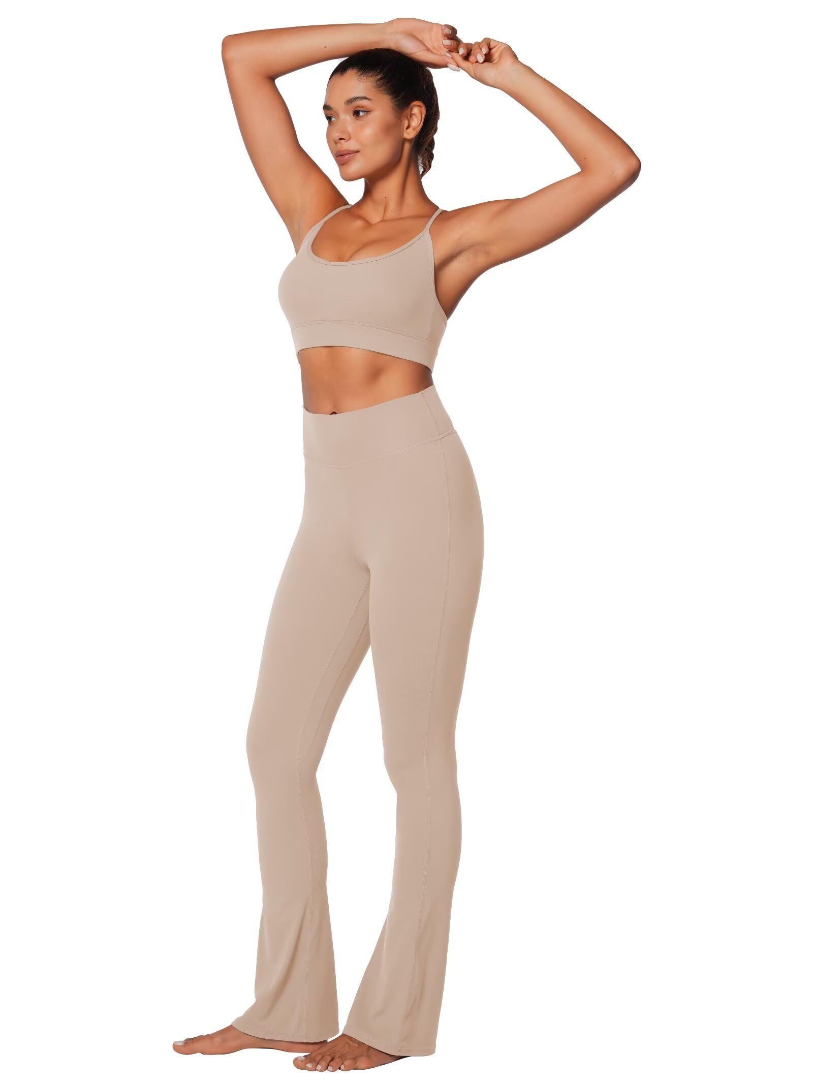 Sunzel Brasier deportivo para mujer, espalda abierta, tirantes ajustables, para entrenamiento, gimnasio, yoga, con almohadillas extraíbles