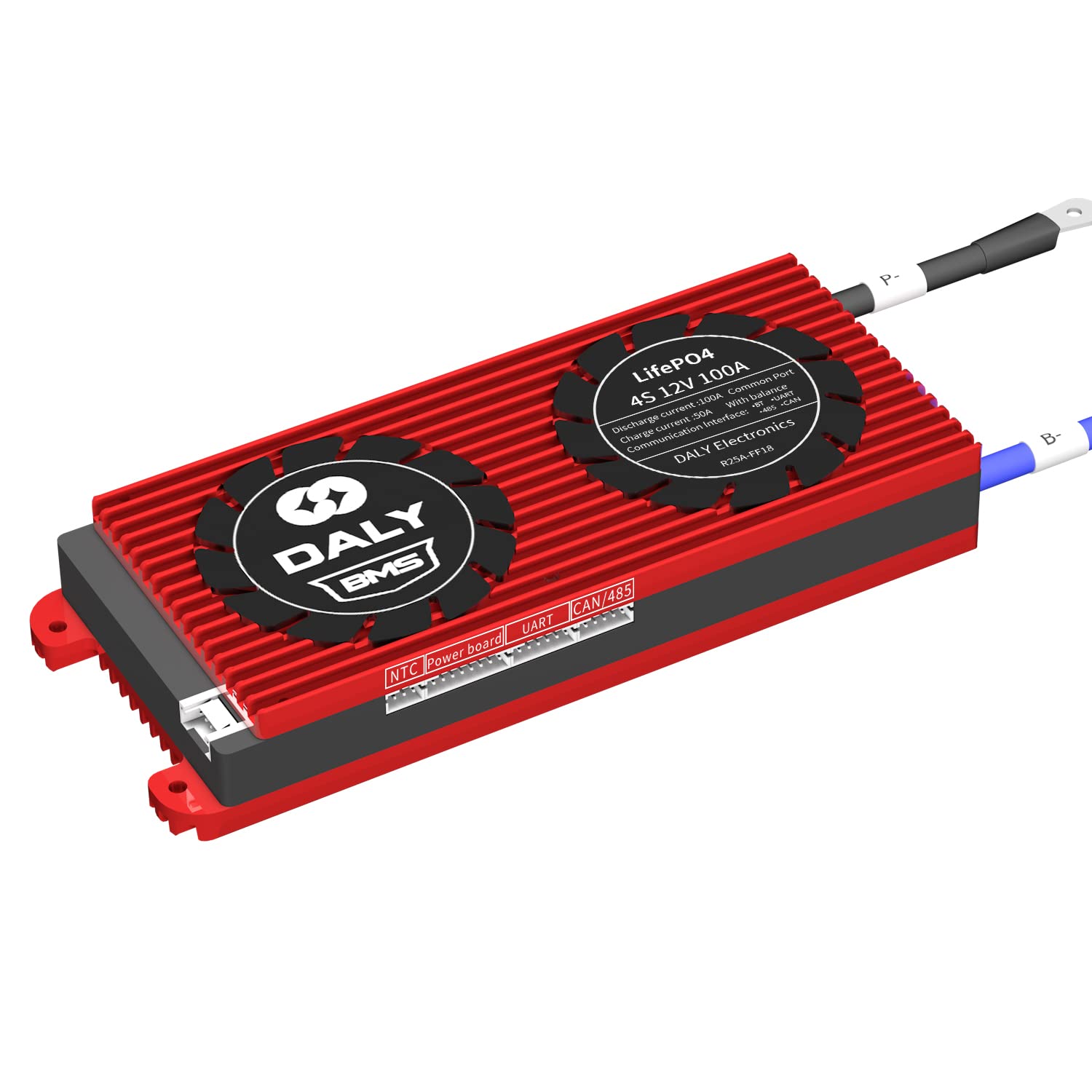 Amazon.com: DALY Smart BMS LiFePo4 4S 12V 100A PCB Battery