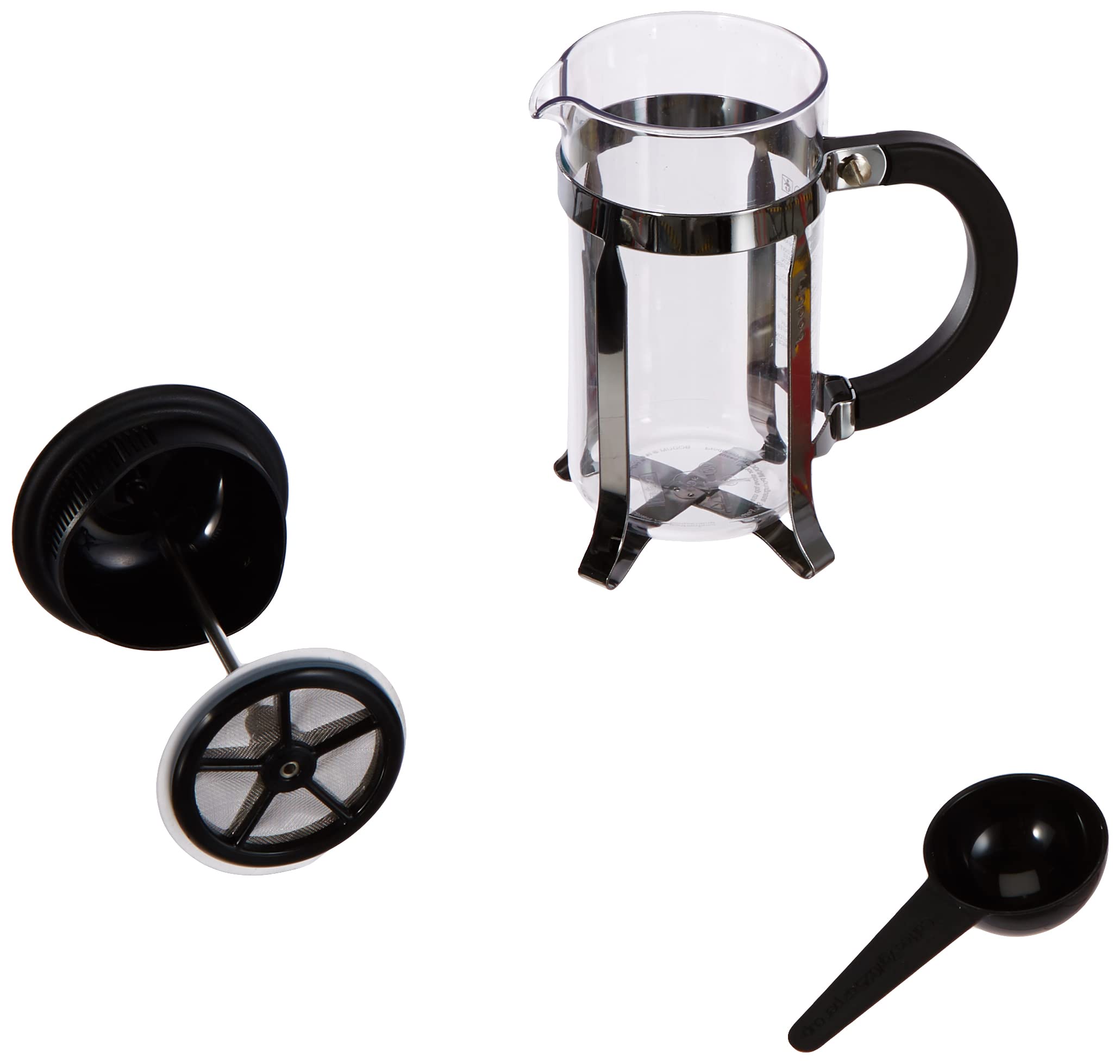 Bodum CAFFETTIERA French Press – 0,35 Liter, 3 Tassen – Aus Kunststoff, Schwarz – Ideal Für Intensiven Kaffeegenuss Unterwegs