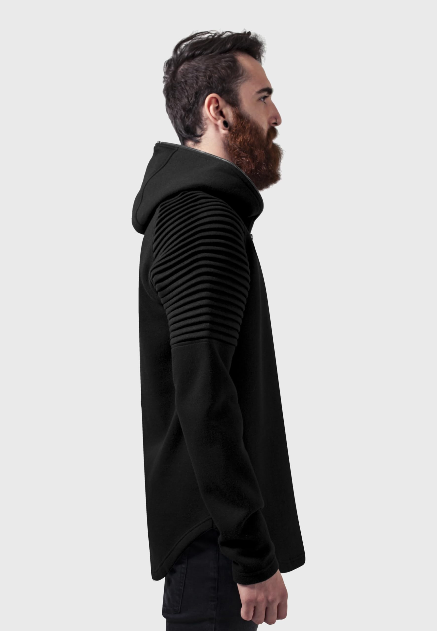 Urban Classics Tb1413-pleat Sleeves Terry Hoody Sudadera Hombre (Pack de 1)