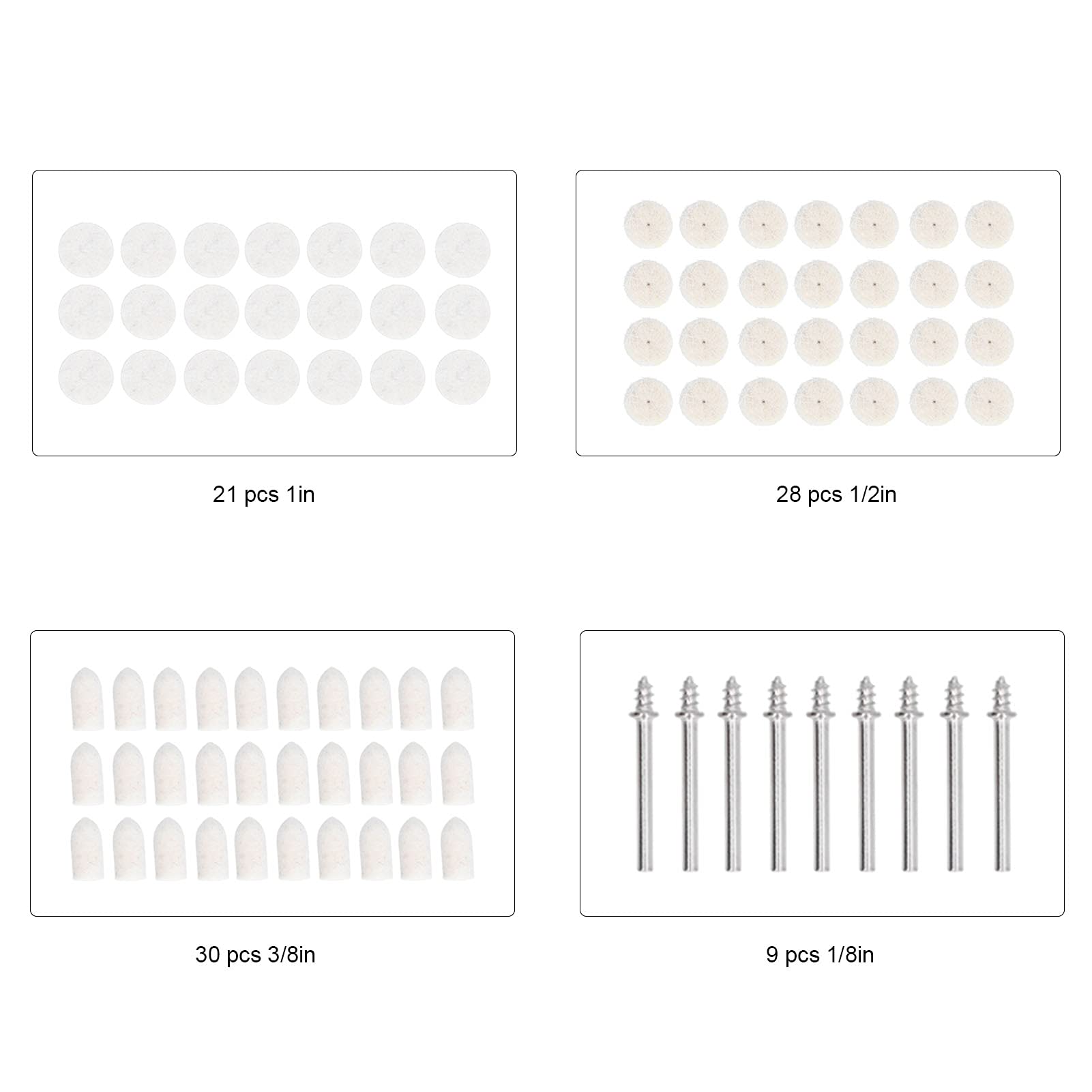 Felt Polishing Wheel, Drill Attachment Clean Wheel 88