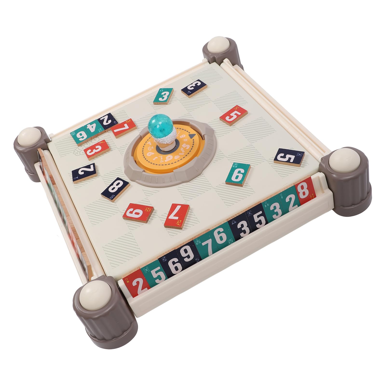 Multifunktionales Rommé-Würfel-Reisespiel, Logikspiel, das die Konzentration Verbessert, für Familien, Partys, Camping, Langlebiges Material