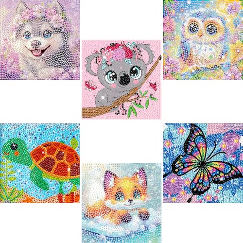Diamond Painting Kits - 6 Animal Designs -17