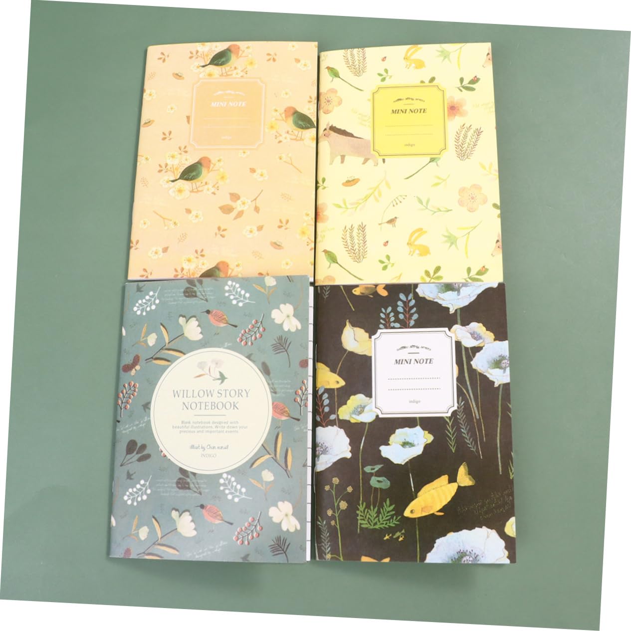 Gadpiparty Mini Libretas Naturales Páginas Cuadernos Para De Notas Oficina Y Escuela Mixtos 50 Piezas*2