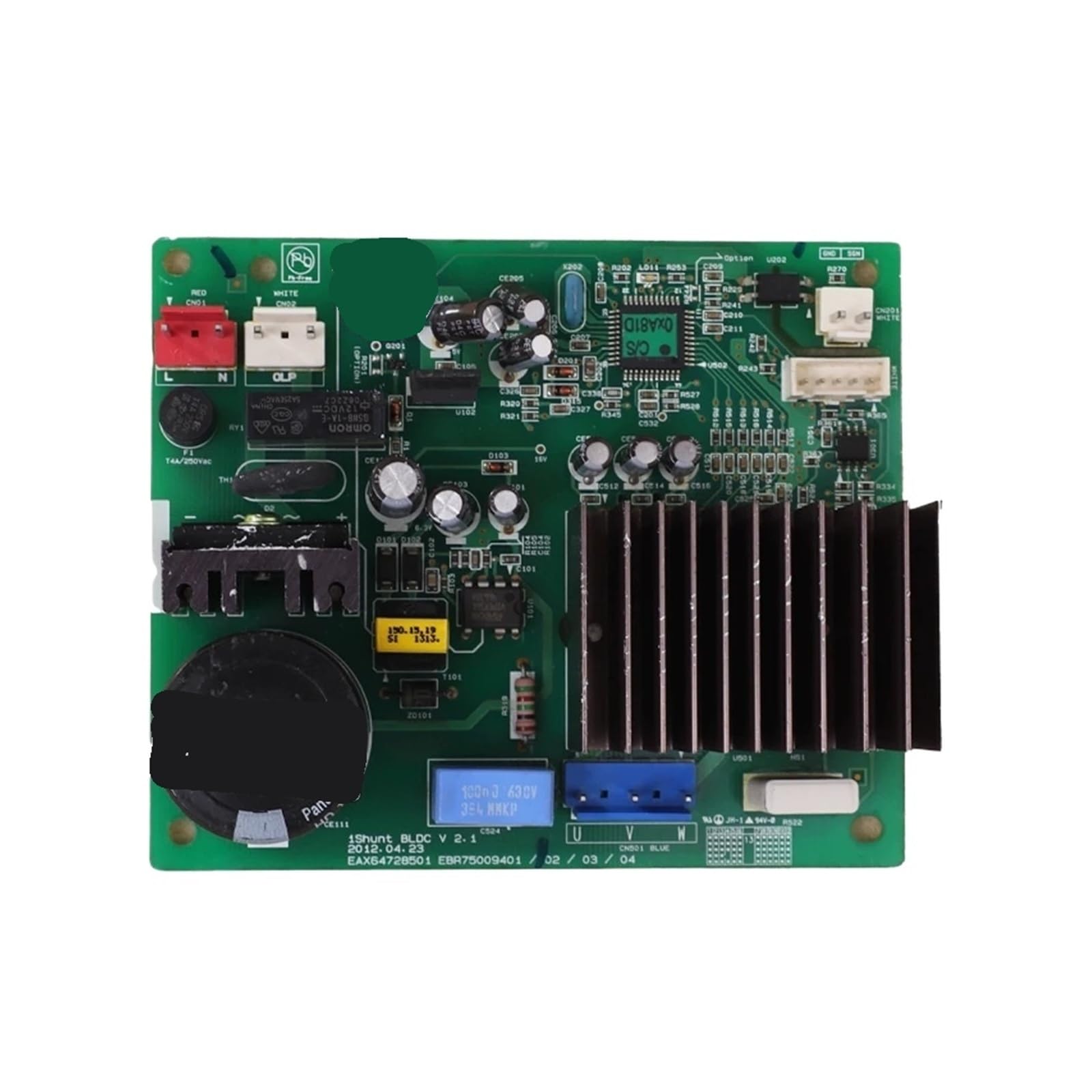 Refrigerator Control Board,Compatible For LG， EBR75009401,Motherboard Inverter Control Board