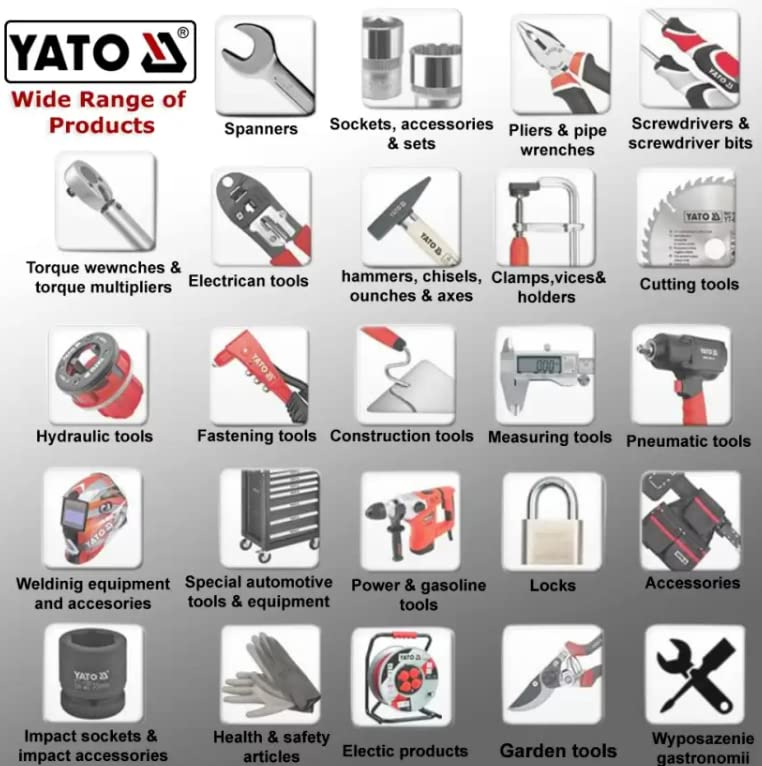 Yato YT-2937 - Tap Hand 3pcs M10 / HSS m2 - Image 3