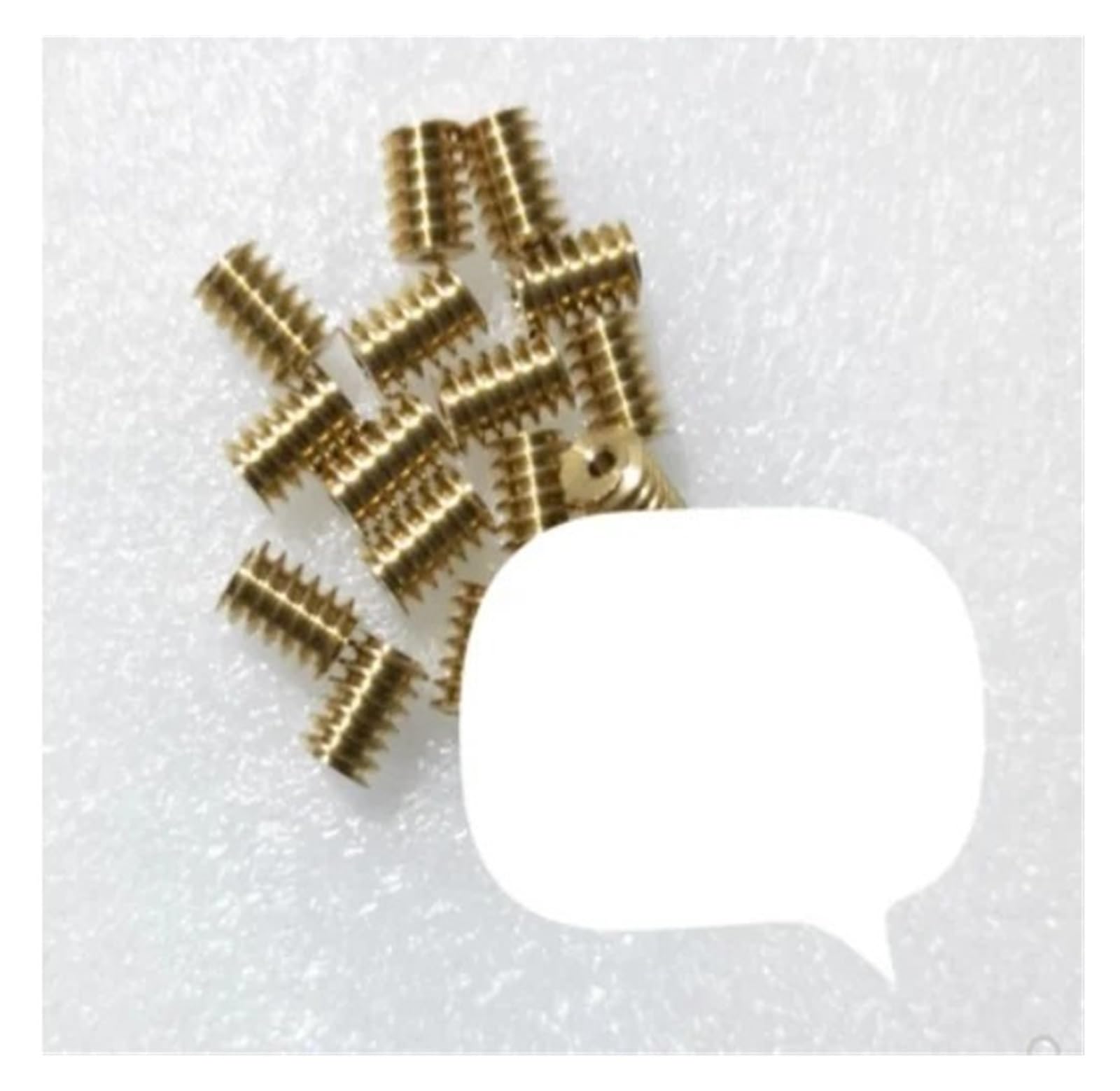 AARTERZZA 1PC 0.5Modulus 10mm Length 2.98mm Hole Diameter Copper Worm Spindle Gear for 2.3mm 3mm Shaft