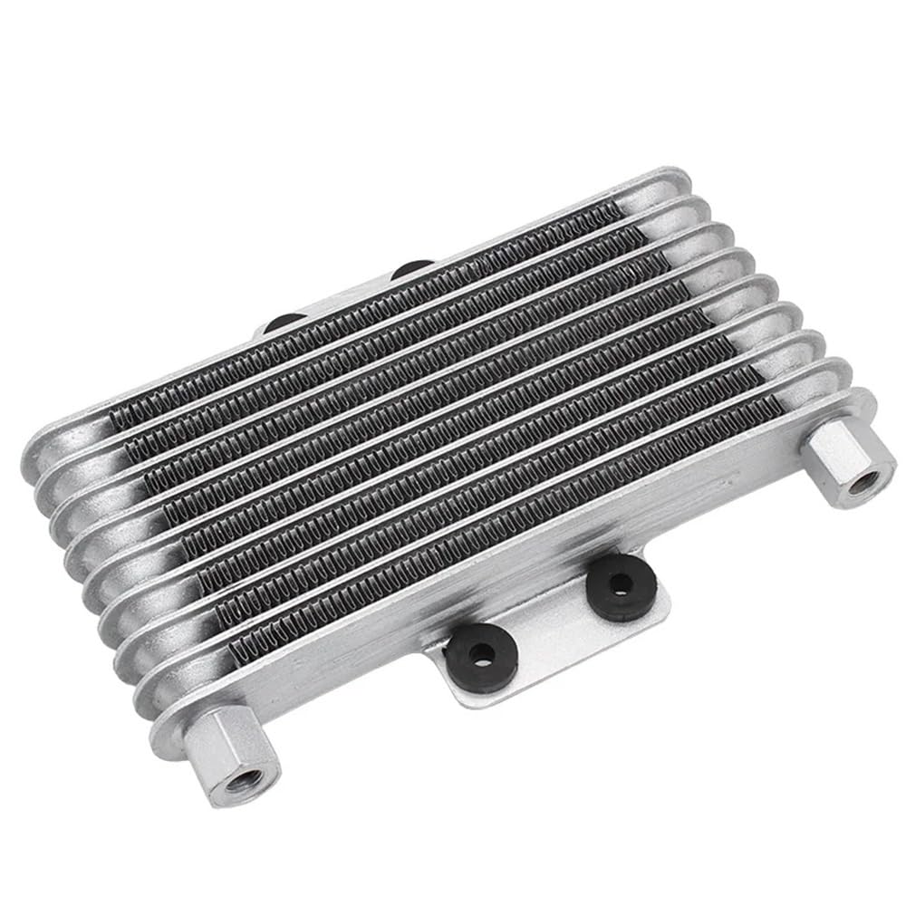 Chłodnica oleju motocyklowego Chłodnica silnika chłodzącego aluminium 125 ml 125CC-250CC Adapter Chłodnica oleju motocyklowego Dirt Bike ATV(Silver m12 x 1.25)