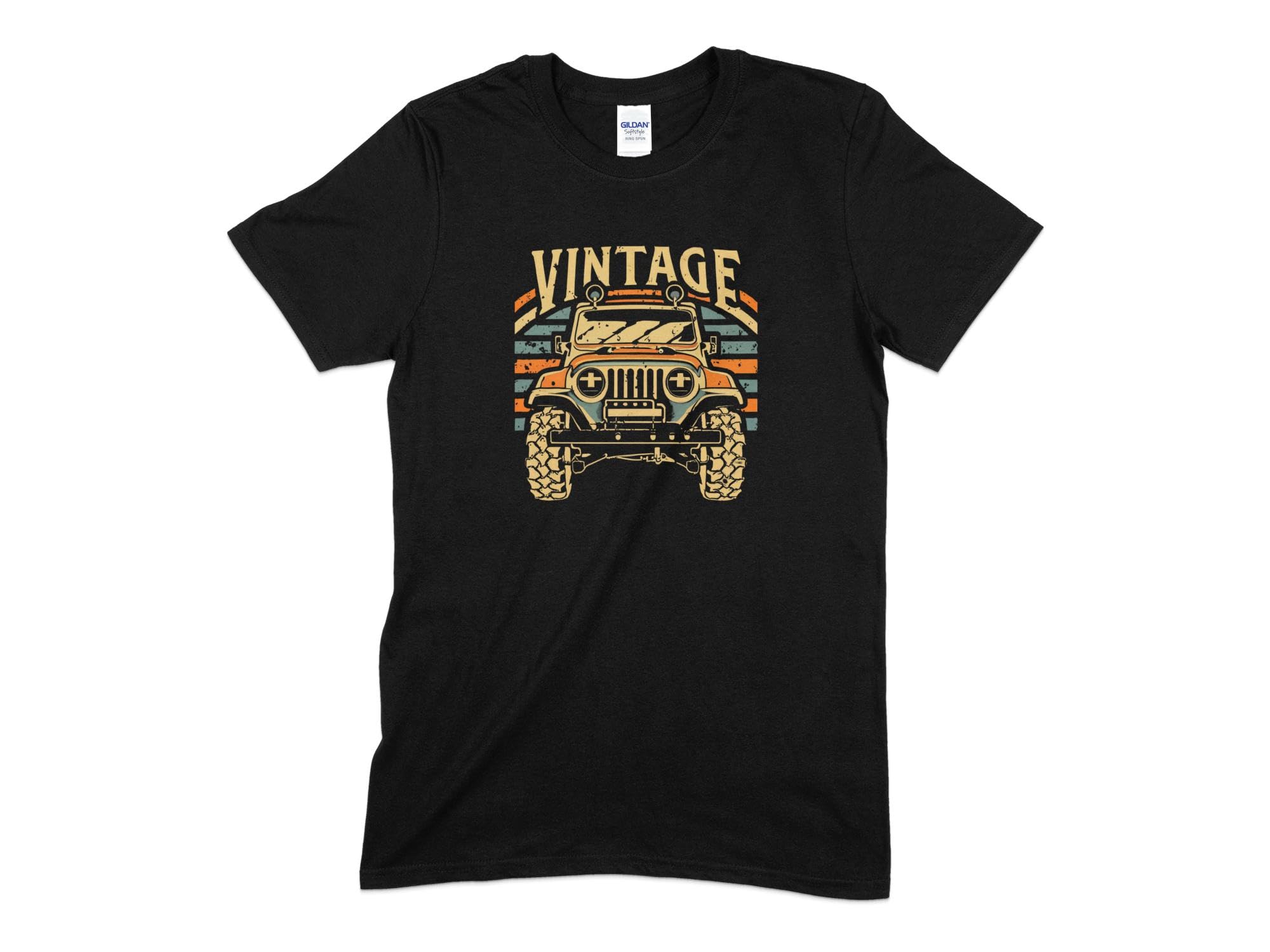 GenericVintage Off-Road Vehicle Graphic Tee, Classic 4x4 Truck Enthusiast Shirt, Men's Casual Adventure Apparel, Unique Gift
