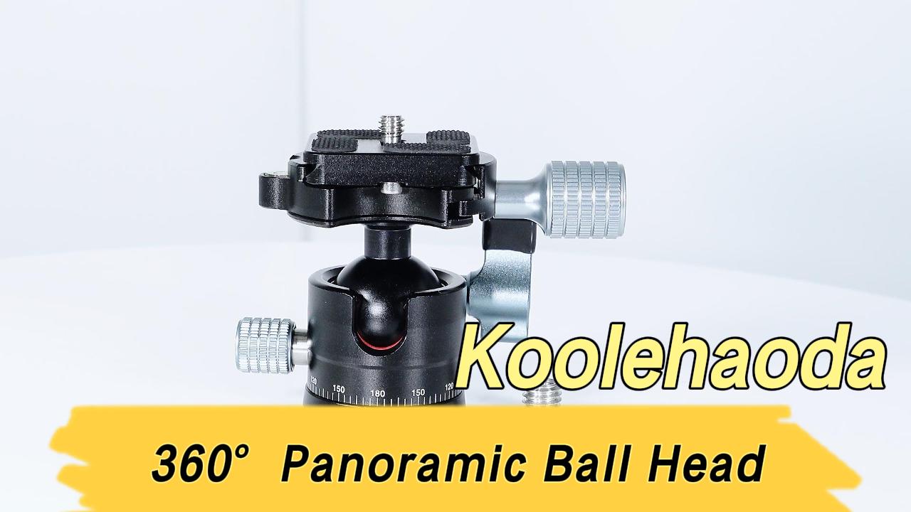 Mini Tête De Trépied à Rotule Avec Griffe - Support Panoramique 360° En Aluminium Pour Appareil Photo - 10
