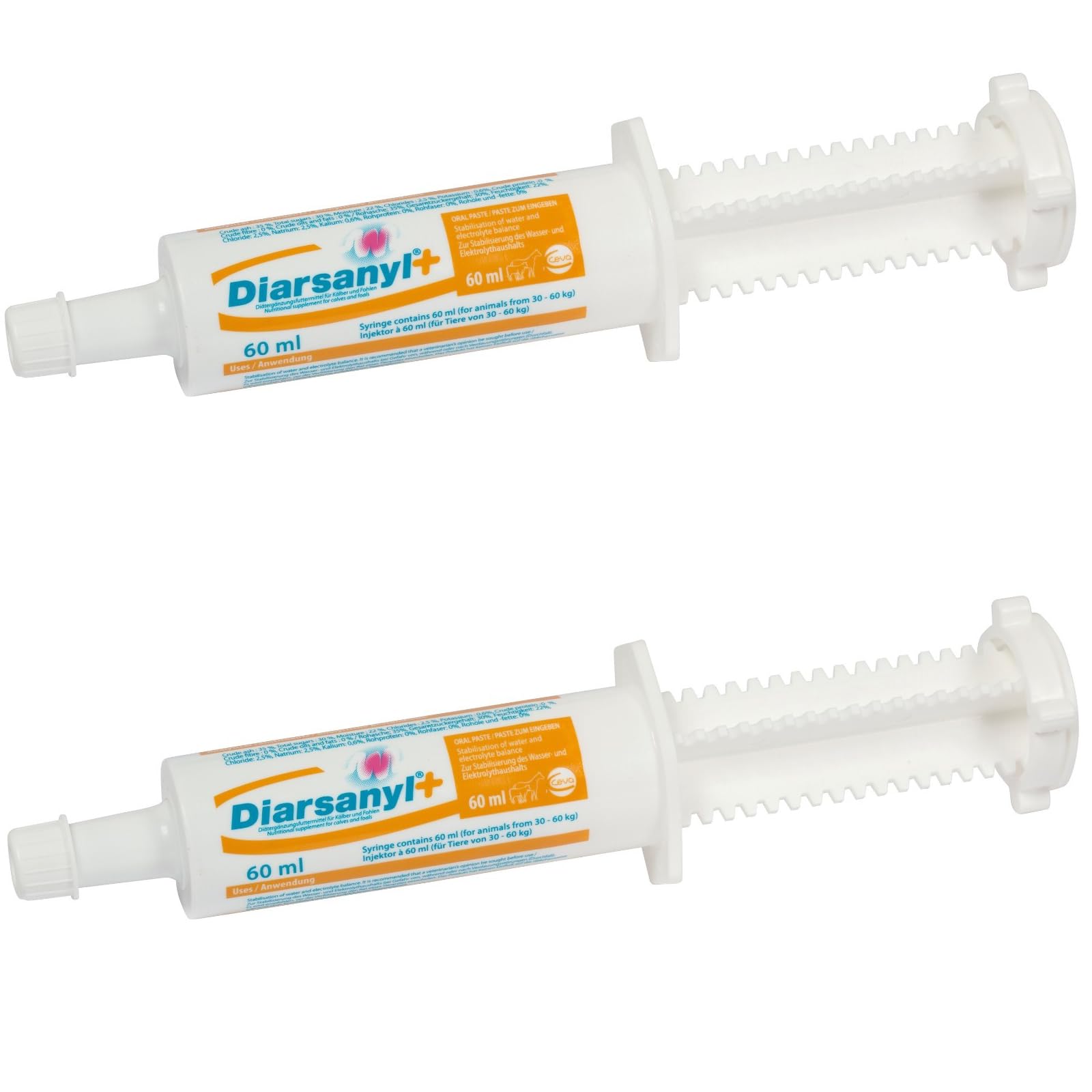 CEVA Plus | Doppelpack | 2 x 60 ml | Diät-Ergänzungsfuttermittel für Kälber & Fohlen | Unterstützung des Verdauungssystems