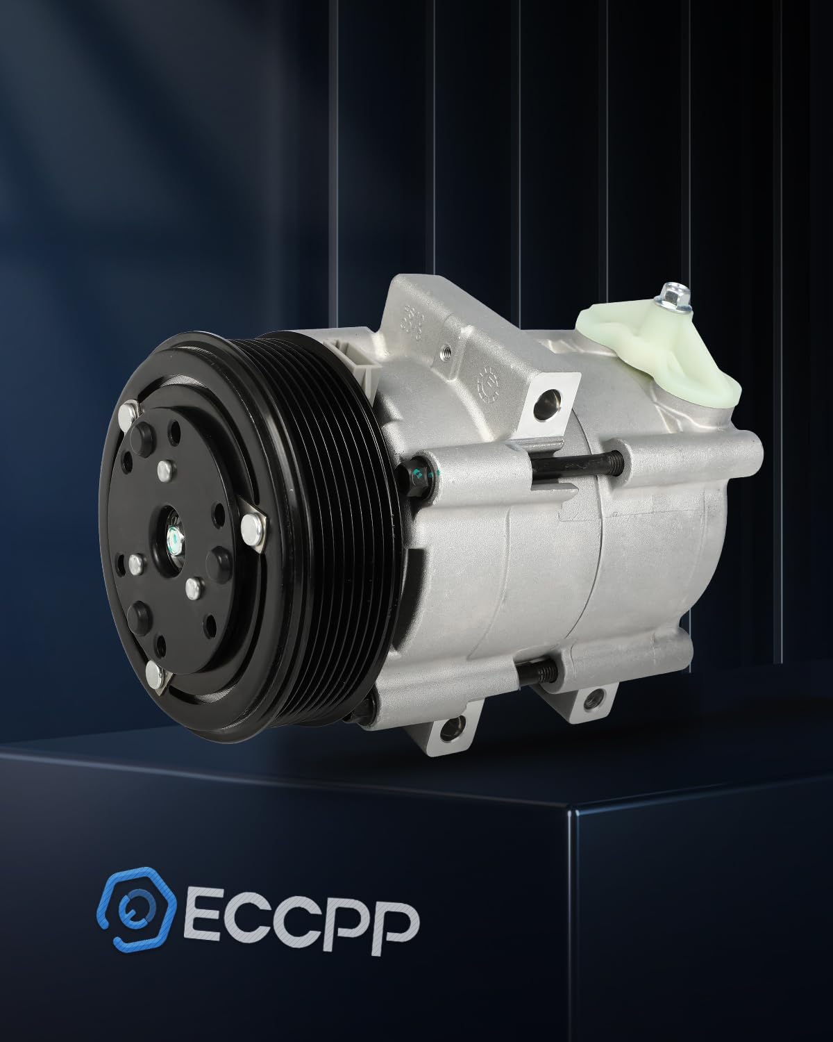 ECCPP AC Compressor Fast Cooling 1997-2001 Fit for Ford for F-150 for F-250 for F-350 4.6L Air Conditioning Compressor 8 Grooves FS10