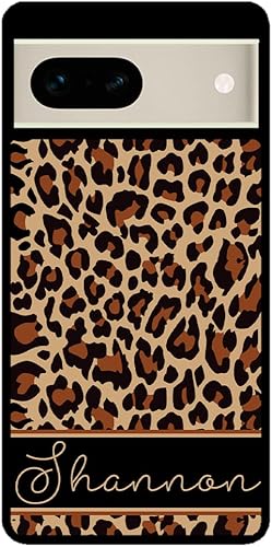 Miniatura 2 de Leopard Animal Skin Personalized Black Rubber Phone Case Compatible With Google Pixel 10, 10 Pro, 10 Pro XL, 9a, 9 Pro, Pixel 9, Pixel 9 Pro XL, 8a,