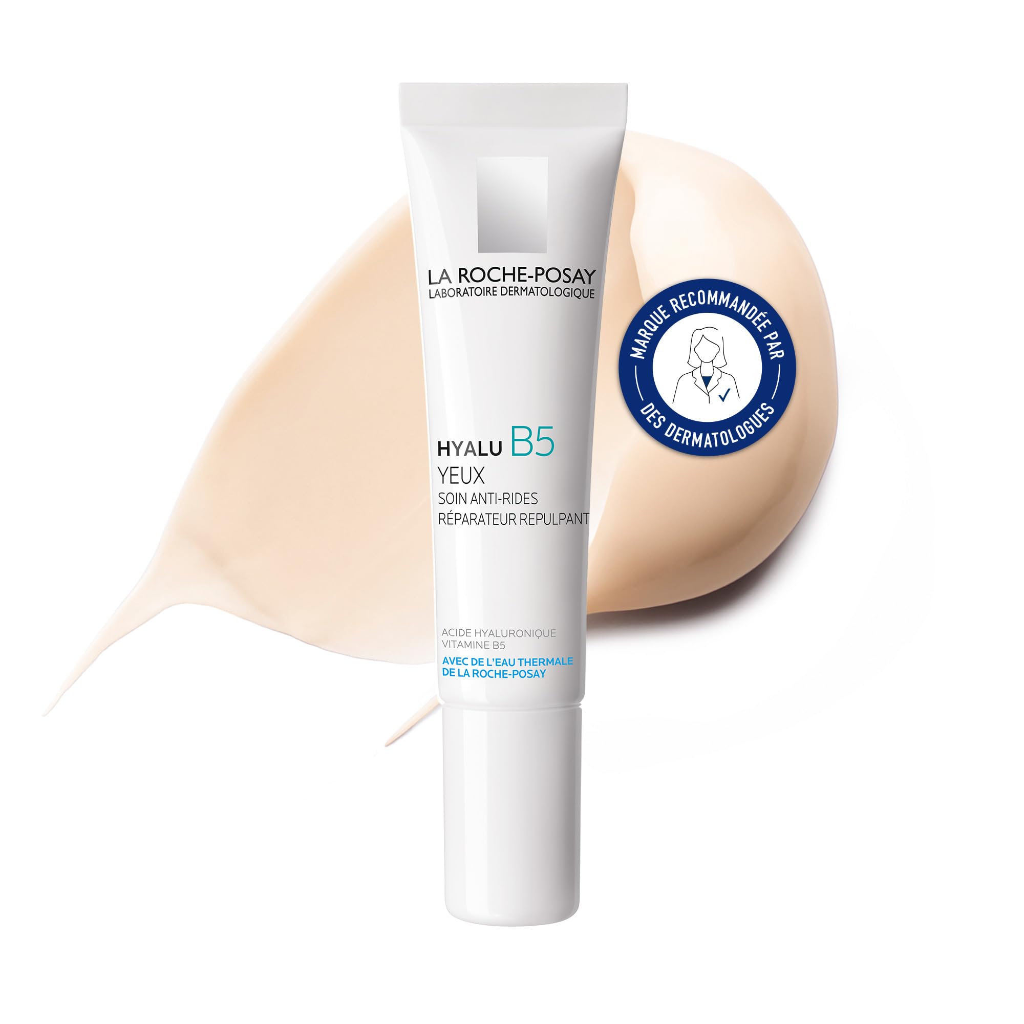 La Roche-Posay - Hyalu B5 - Crème Contour des Yeux Anti-Rides qui Hydrate, Repul