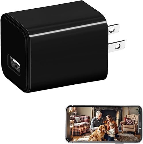 HEYING Mini cámara oculta, cámara inalámbrica HD 1080P, pequeña cámara de niñera, cámara de seguridad pequeña portátil para el hogar, interior y