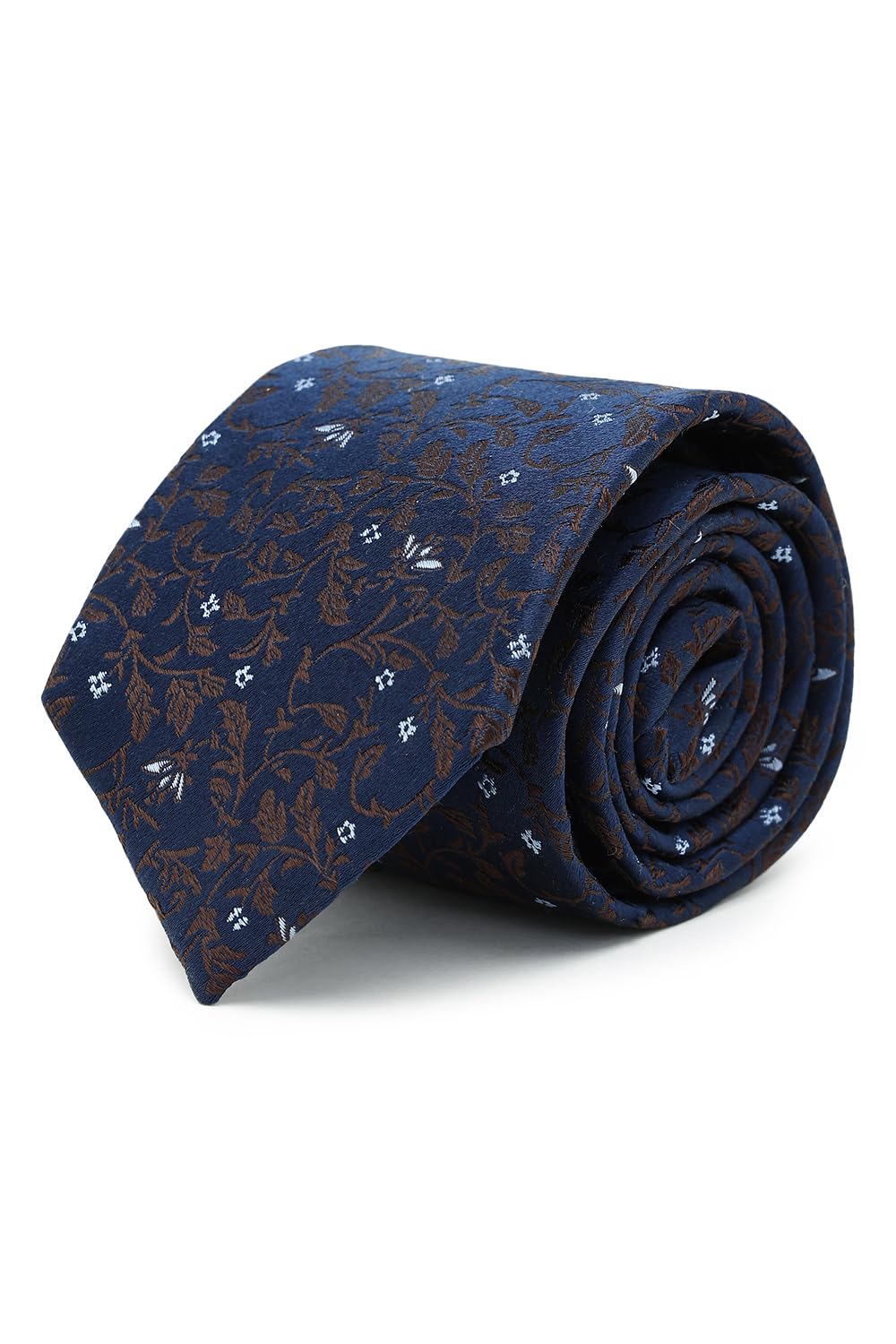 peter england Men Navy Embroidered Tie-picture-33